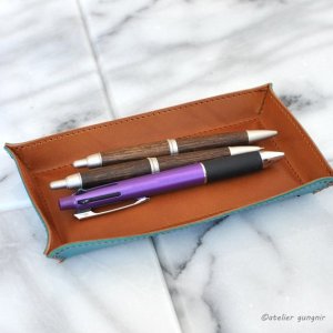 画像4: 革トレイ イタリアンレザー カラーオーダーメイド