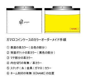 画像8: ガマ口コインケース イタリアンレザー カラーオーダーメイド